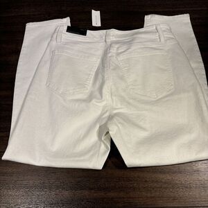 Ann Taylor Crisp White Skinny Pants